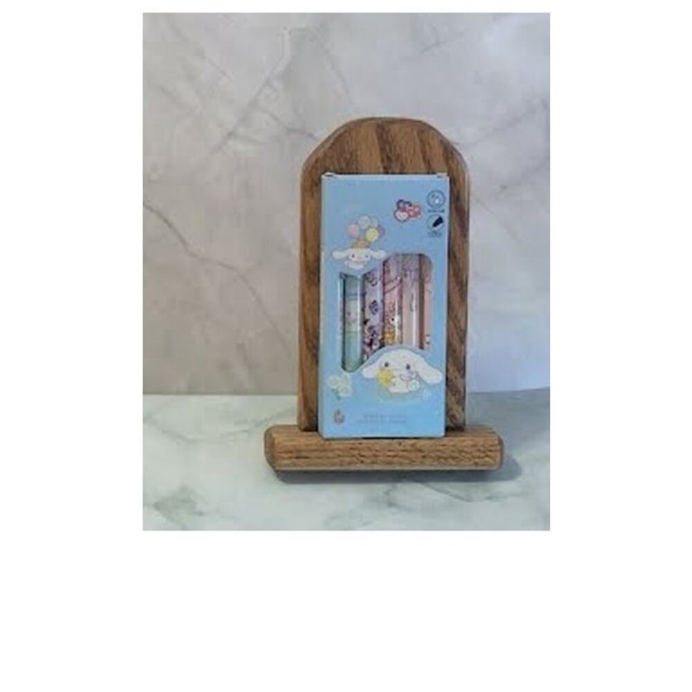 #6757 Hello Kitty & Friends - 6 Pack Mixed Pen Box -  Black Gel Ink 0.5mm